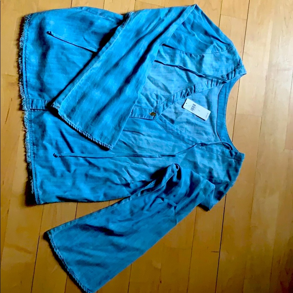 Anthropologie Jeans Blouse